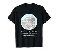 Where It All Began - San Francisco City Map T-Shirt