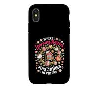 Where Learning Begins and Smiles Never End Preschool Teacher Case for iPhone X/XS