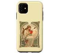 Where Love Hurts Vintage Art Nouveau Romance Case for iPhone 11