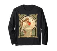 Where Love Hurts Vintage Art Nouveau Romance Long Sleeve T-Shirt