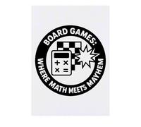 'Where Math Meets Mayhem' Temporary Tattoo - Water Resistant, Skin-Safe, Non-Toxic Transfer (TO00085951)