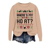 Where My Ho at Ugly Sweatshirt, Ugly Christmas Sweater, Funny Christmas Holiday Sweatshirt, Christmas Shirt 2024 New Christmas Costumes
