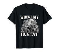 Where My Hug at Unhinged Gen Z Meme Slang Bootleg Brainrot T-Shirt