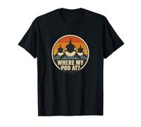 Where My Pod At? - Funny Killer Whale Vintage Orca T-Shirt