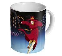Where on Earth is Carmen Sandiego 90s - Ceramic Coffee & Tea Mug 11oz - Durable Glossy White Cup - Detective Gift for Nostalgic Fans