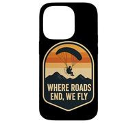 Where Roads End We Fly Paragliding Sunset Case for iPhone 14 Pro