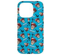 Where’s Waldo Faces and Question Marks All-Over Print Case for iPhone 14 Pro