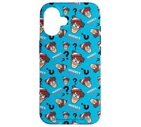 Where’s Waldo Faces and Question Marks All-Over Print Case for iPhone 16