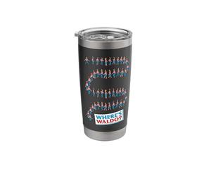 Where’s Waldo Marching Search Front & Back Stainless Steel Insulated Tumbler