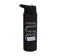 Where’s Waldo Marching Search Front & Back Stainless Steel Insulated Water Bottle