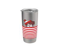 Where’s Waldo Peeking Stripes Stainless Steel Insulated Tumbler