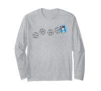 Where’s Waldo The Beach Scene Front & Back Long Sleeve T-Shirt