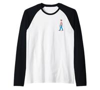 Where’s Wally Marching Search Front & Back Raglan Baseball Tee