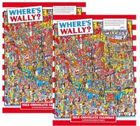 Where’s Wally Milk Chocolate Advent Calendar 80gX 2 Christmas Countdown | Christmas Advent Festive Treats Daily Kids Surprise December Stocking Filler in Premier Life Packaging