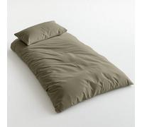 Where Saints Go Ltd Duvet Cover & Pillowcase Set - Moss Green - Washed Cotton - Single