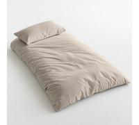 Where Saints Go Ltd Duvet Cover & Pillowcase Set - Natural Stone - Muslin Cotton - Single