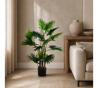 Where Saints Go Ltd Real Touch Fan Palm Tree Artificial Plant, 95Cm By Where Saints Go