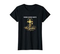 Where Science Meets The Savior Christian Nurse T-Shirt