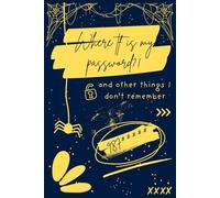 Where tf is my password: Password book with alphabetical tabs | Hilarious Gift for Seniors, Women, Mom and Grandma on Christmas, Mother's Day, and Birthdays | 6"x 9" | 112 pages
