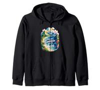 Where The Caribbean Meets The Andes Zip Hoodie