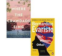 Where The Crawdads Sing By Delia Owens and Girl Woman Other By Bernardine Evaristo 2 Books Collection Set