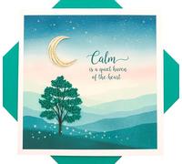 Where the Heart Finds Calm, Quilling Card 3D - Unique Dedicated Handmade, Design Greeting Card for Birthday, Valentine's Day, Mothers Day, Spring, Fathers Day, Graduation, Wedding, Anniversary, Thank