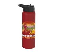 Where The Hike Ends The Prost Begins Stainless Steel Insulated Water Bottle