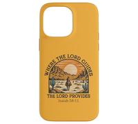 Where the Lord Guides The Lord Provides - Isaiah 58:11 Retro Case for iPhone 14 Pro Max