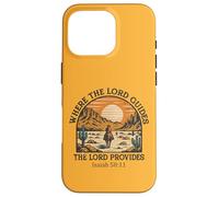 Where the Lord Guides The Lord Provides - Isaiah 58:11 Retro Case for iPhone 16 Pro