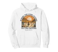 Where the Lord Guides The Lord Provides - Isaiah 58:11 Retro Pullover Hoodie