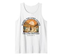 Where The Lord Guides The Lord Provides - Isaiah 58:11 Retro Tank Top