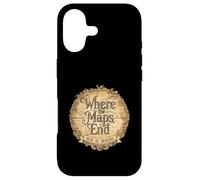 Where The Maps End Here Be Dragons Old Map Collector Case for iPhone 17