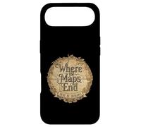 Where The Maps End Here Be Dragons Old Map Collector Case for iPhone Air
