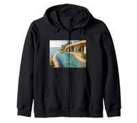 Where the Ocean Feels Like Home Zip Hoodie