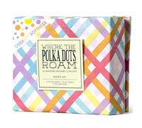 Where The Polka Dots Roam Colorful Rainbow Gingham Sheets, Queen Sheets for Girls, Kids, Teens and Adults, Wrinkle Resistant, Super Soft Sheets. Fun Bedding in White, Blue, Yellow, Pink, Purple