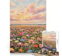 Where The Sky Blooms Jigsaw Puzzles for Teenagers 1000 Focus Ability Relaxed Leisure Interlock Well Best Gift (50x75cm)