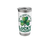 Where The Smart Ideas Grow Lucky Teacher Stainless Steel Insulated Tumbler