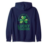 Where The Smart Ideas Grow Lucky Teacher Zip Hoodie