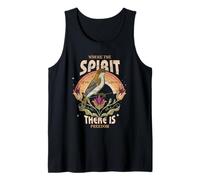 Where The Spirit of The Lord is There is Freedom Christian Tank Top