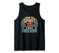 Where The Spirit of The Lord is There is Freedom Tank Top