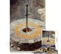 Where The Sword Remained Adults Puzzles 1000 Piece Jigsaws Strategic Think Mindful Escape Precise Fit Nice Gift (50x75cm)
