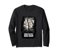 Where The Wild Bugs Roam Forest Beetle Explorer Long Sleeve T-Shirt