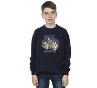 Where The Wild Things Are Boy's Printed Black Sweatshirt in Navy | Size: 7-8 Years Where The Wild Things Are Navy 7-8 Years