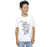 Where The Wild Things Are Boy's T-Shirt in White | Size: 3-4 Years Where The Wild Things Are White 3-4 Years
