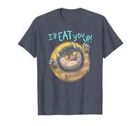 Where The Wild Things are Eat T-Shirt, Men, Heather Blue, 6X-Large
