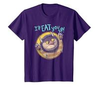Where The Wild Things are Eat T-Shirt, Youth, Purple, 3T