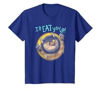 Where The Wild Things are Eat T-Shirt, Youth, Royal Blue, Small