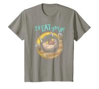 Where The Wild Things are Eat T-Shirt, Youth, Slate Grey, X-Small
