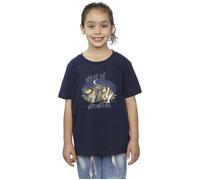 Where The Wild Things Are Girl's Cotton T-Shirt in Navy | Size: 3-4 Years Where The Wild Things Are Navy 3-4 Years