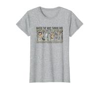 Where The Wild Things are Hang T-Shirt, Women, Heather Grey, X-Small